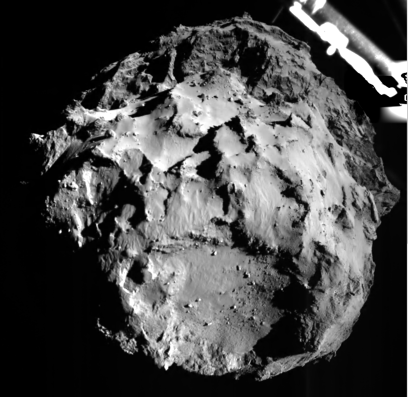 Image of Comet from Philae as it descended